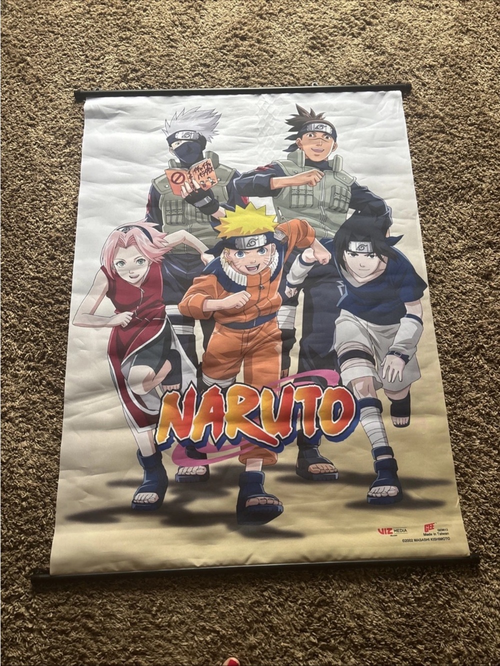 Naruto Anime Wall Scroll Poster - Multicolor
